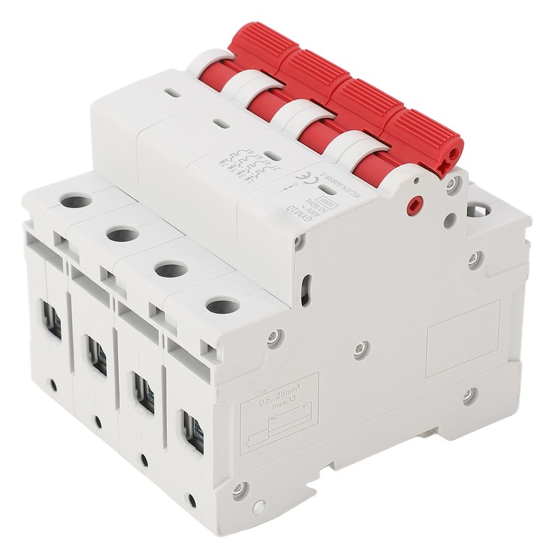 6KA 4P Miniature Circuit Breaker PP Flame Retardant Circuit Breaker