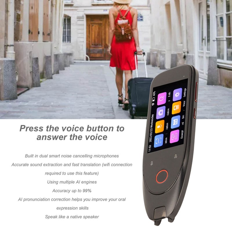 Translation Pen Touch Screen Portable Scanning 112 Language Reading Translator