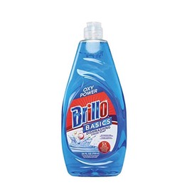 Brillo Basics Dish Liquid Blue Oxy Power 24oz