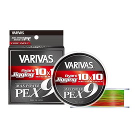 VARIVAS Avani Max Power PEX9 9-Strand PE Line, Jigging, 10 x 10, 656.2 ft (200 m), Size: No. 1.5