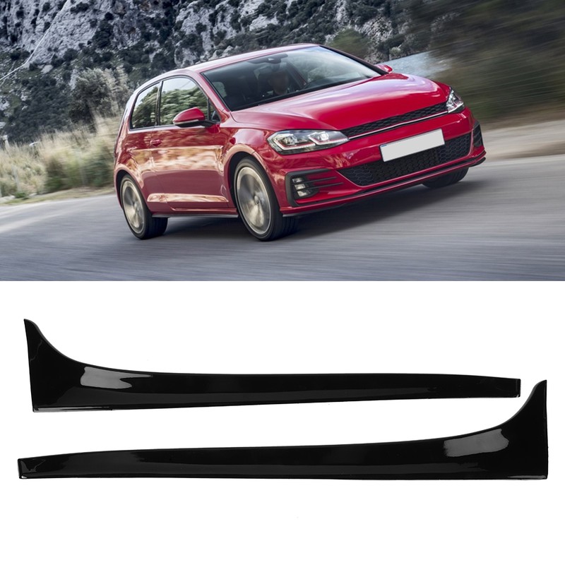 2pcs ABS Car Rear Window Side Wing Spoiler Fits for