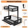 2 Tier Shelf Under Sink Kitchen Cabinet Organiser Under Sink