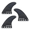 Lonnngg Surfboard Fins Single Dual Tab FinG3/G5/G6/G7 Half Carbon+Honeycomb Surfboard