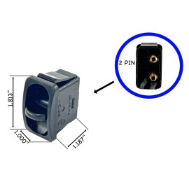 Automann Air Ride Electric Manual Paddle Valve Air Ride Bags Truck Seats 1/4" OD Airline