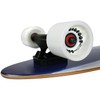 Paradise Longboard Kicktail Complete Cruiser Skateboard, Wave Fade, 9" x