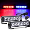 NWpangu LED Strobe Light, Super Glare, Blue & Red, 12V