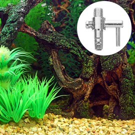 FOMIYES 30-Piece Set Valve Aquarium Metal Flow Lever Air Pump Air Tap 4/6 mm Metal Splitter Switch Distributor Check Valve Shunt Blower Accessories