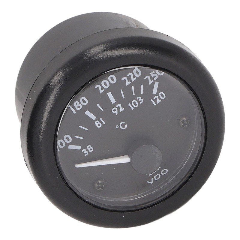 Engine Water Temperature Gauge 2in Wide Range High Accuracy Front