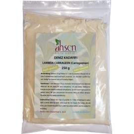 Ahsen Ebru 250 g Carrageen Kerajin Deniz Kadayifi Kivam artirici Ebru Tozu