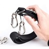 MJMP Flat Bungee Cord, 48 inch Adjustable Black Heavy Duty