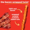 Oinkies Bacon Wrapped Twists, Real Meaty Chews, 14 Count