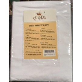 Lux Decor Collection HOME FASHIONÂ Bedding Sheets Sets, Double Brushed ,Includes 1 Flat Sheet(108*102