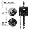 SPECSTAR Hand Chain Hoist 1 Ton 2200 Lbs Capacity 10
