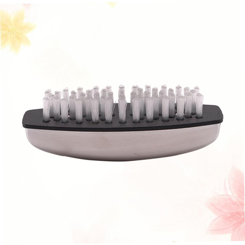 Ipetboom Pcs Stainless Steel Nylon Nail Brush Hand Nail Cleaning
