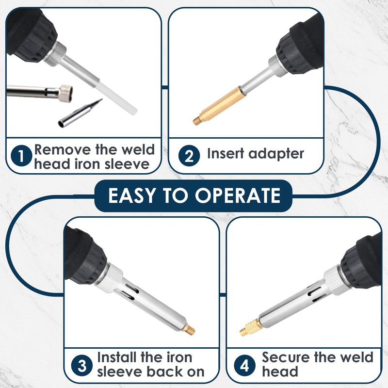 Heat-Set Insert Tips Compatible with Weller SP40NKUS / Hakko FX-888D