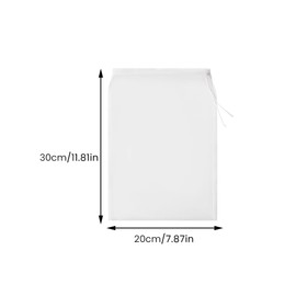 6 PCS Reusable Straining Bag, 20 x 30cm Cheese Cloths for Straining, Cheesecloth Drawstring Bags, Cold Brew Coffee Cheese Cloths Strainer, Mesh Bags Muslin Cloth for Cooking, Yogurt, Nut Milk
