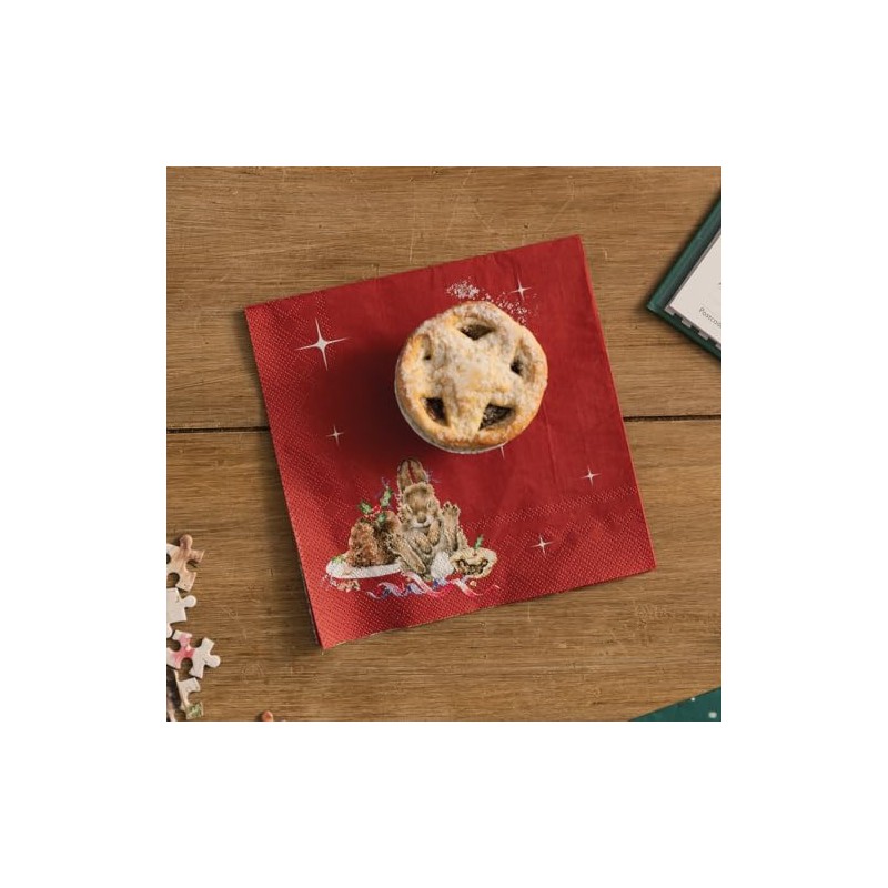 Wrendale Designs by Hannah Dale Merry Little Christmas' Rabbit Lunch