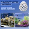 Shrimp Hide Cave for Aquarium Fish Tank Hideout with Sucker