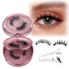 GEMERRY Magnetic Eyelashes with Applicator Natural Look Soft Magnetic Lashes