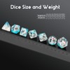 Kitty Dungeons and Dragons Dice,DNDND 7PCS D&D Dice Set with