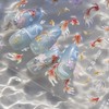 GlamRays Goldfish Nail Art Stickers Sparkling Koi Fish Nail Stickers