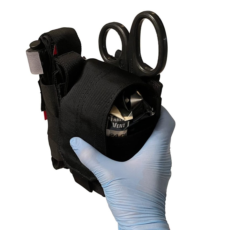 RESCUE ESSENTIALS US CUSTOMS & BORDER PROTECTION CASUALTY RESPONSE KIT-BLACK