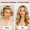 Heatless Hair Curler Set – 4PCS Velvet Overnight Blowout Rods