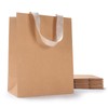 Brown Gift Bags, YACEYACE 10Pcs 8"x4.25"x10" Medium Size Kraft Paper