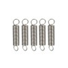 sourcing map Pack of 5 Small Double Hooks Tension Spring