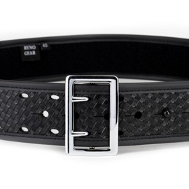 RYNO GEAR Replacement Buckle for Duty Belt Fits Belts up to 1.25''x 2.25" Inches Wide for Sam Browne Belt Tactical Belt (Chrome)