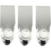 3Pcs Silver Stainless Steel Strawberry Huller Fruit Stem Remover Home