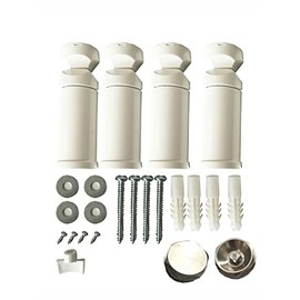 FistConcept Bathroom Radiator Assembly Set Glossy White