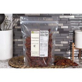 Bella Viva Orchards Organic Dried Tomatoes, Sweet no Sugar Added, 1 lb of Dried Fruit