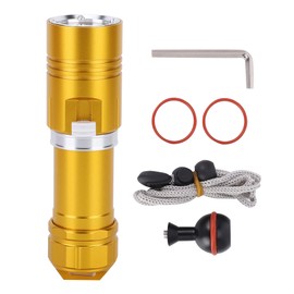 L2 LED Flashlight Torch 100M Diving Waterproof for Camping
Stepless Dimminggolden