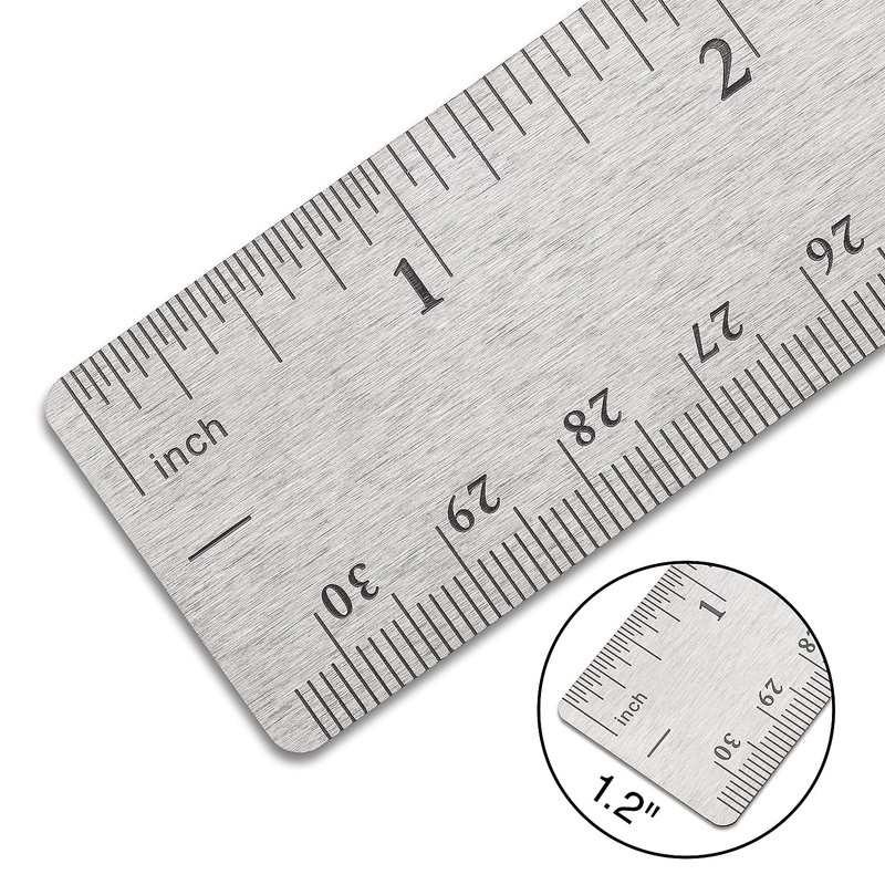 Staples 12-Inch Imperial/Metric Scales Ruler