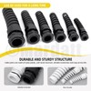 Mardatt 22PCS PG7 PG9 PG11 PG13.5 PG16 PG21 Black Waterproof