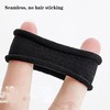 50Pcs Black Thick Seamless Bands Elastic Ties Soft Ponytail Holders