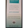 NUTIVA 8 OZ ORGANIC COCONUT BODY OIL SPRAY BOTTLE PURE