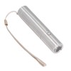 Mini Stainless Steel Flashlight 3 Mode Pocket LED Torch Handheld