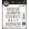 Sizzix Thinlits Die Set 41PK Alphanumeric Emporium by Tim Holtz,
