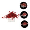 OATIPHO Rose Hair Comb for Women Elegant Wedding Accessory Decorative