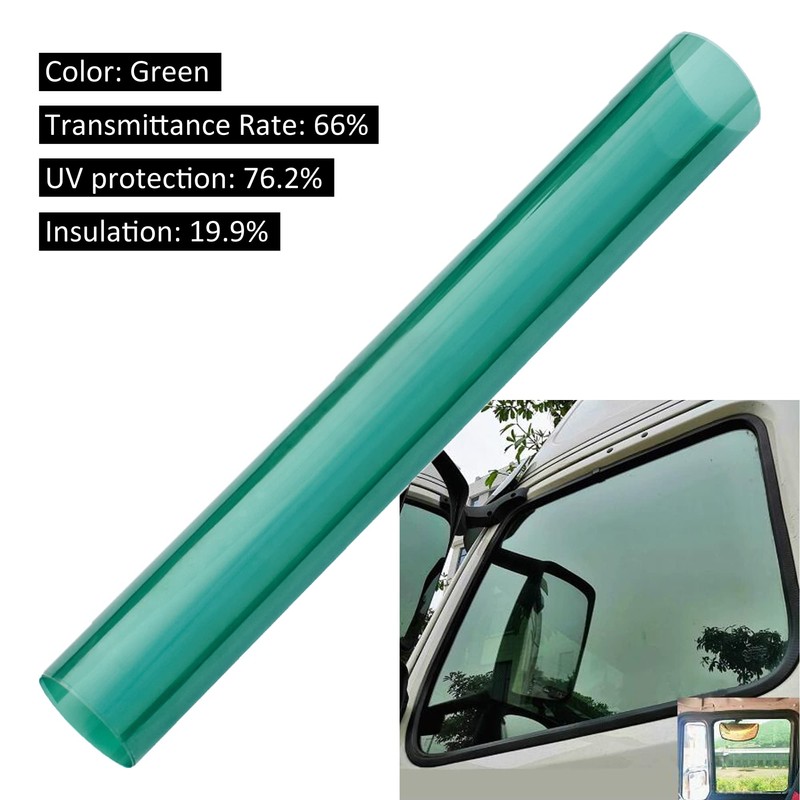 AuMoHall Green Windshield Tint - 66% VLT Car Window Tint