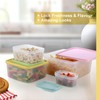 Food Storage Containers with Lids Set of 4 - 5oz,