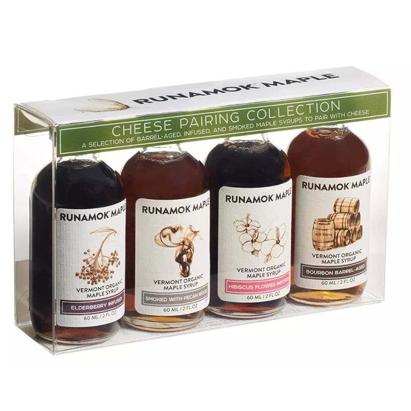 Runamok Organic Vermont Maple Syrup Sampler | Cheese Pairing Collection