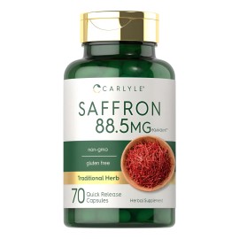 Suplemento De Extracto De Azafrán Reduce Depresión 70 Cáps.