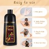 Bablabear Brown Hair Dye Shampoo for Gray Hair Coverage,Instant Hair