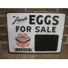Southern States Cooperative Feeds FRESH EGGS FOR SALE Metal Chalkboard