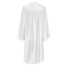 Misscom Unisex Shiny Graduation Gown Robe for High School and Bachelor | Choir Robe for Church