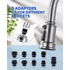Kitchen Faucet Sprayer Head Replacement, 3-Function Pull Down Spray Head
