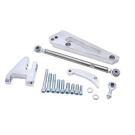 1 Set SHLPDFM Polished Aluminum BBC SWP Alternator Bracket Compatible with Big Block Chevy 396 427 454 Short Water Pump